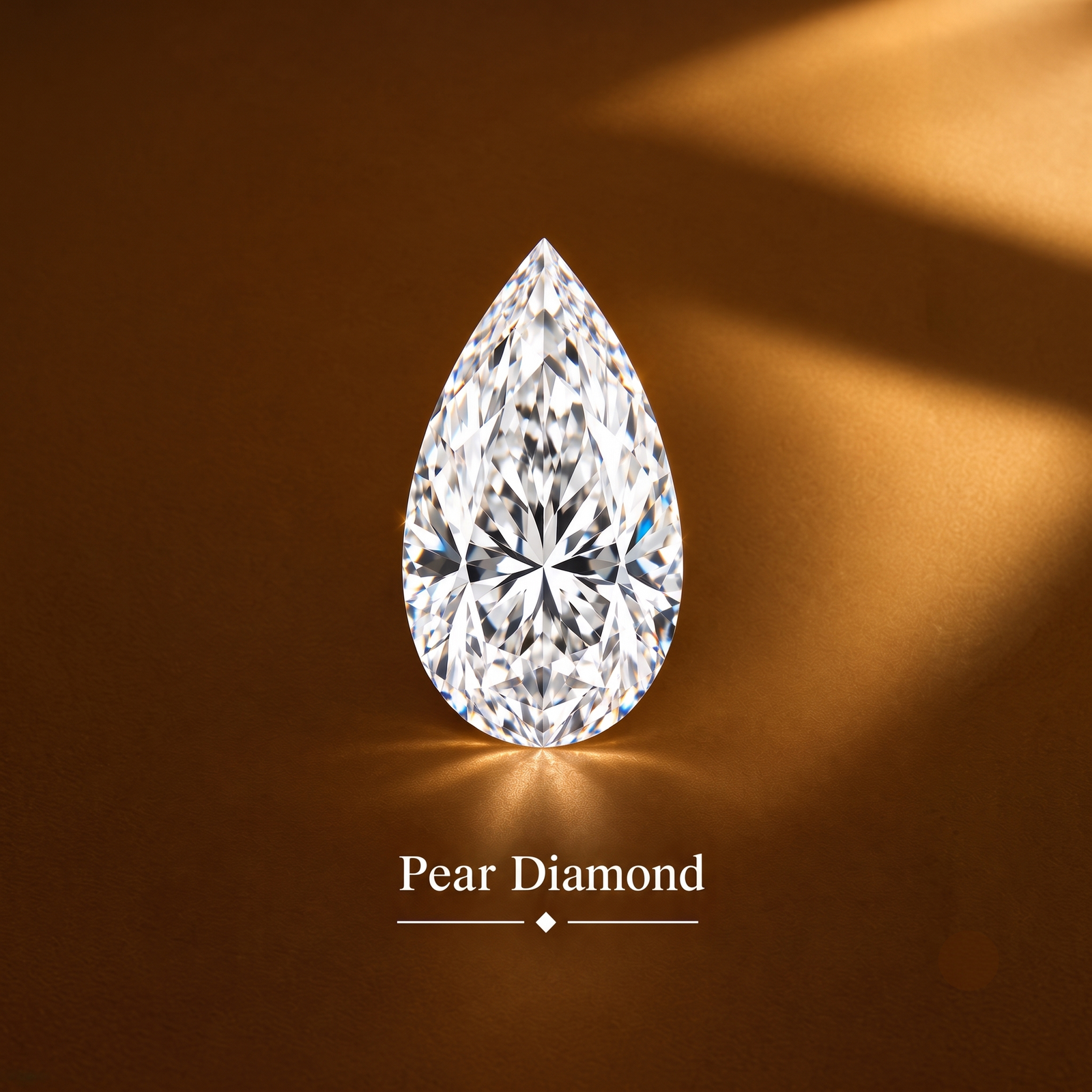 Pear diamond